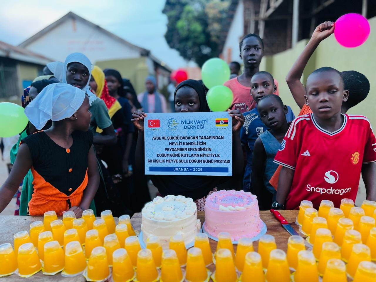 Afrika pasta bağışı Uganda yetim çocuklar İyilik Vakti Derneği